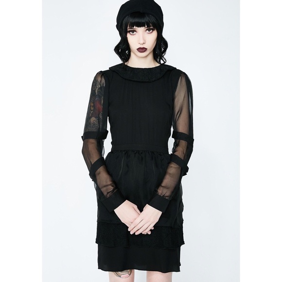 Dolls Kill Sceptic Gossimer dress - Picture 4 of 8